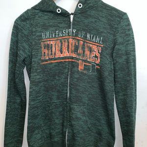 Miami Hurricanes Zip-up Hooode